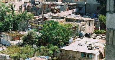 Sabra Shatila refugee camp in Lebanon. Photo by Deutsch Laender, Wikipedia Commons.