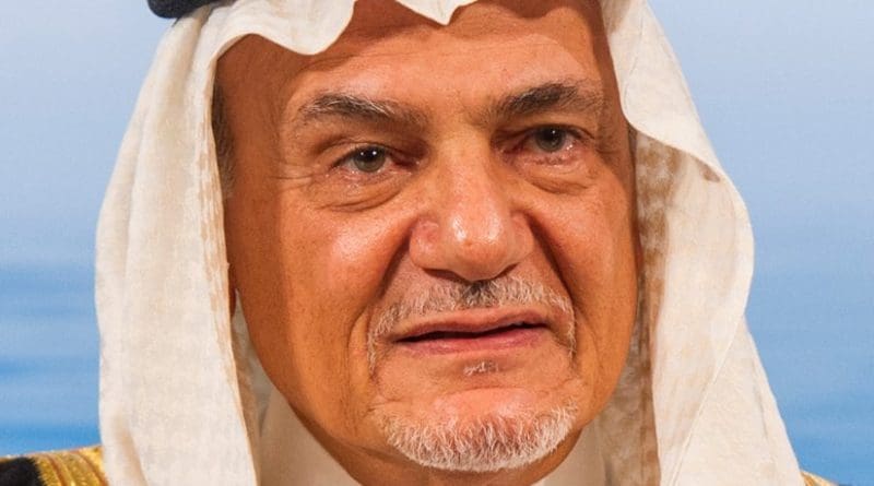 Saudi Arabia's Prince Turki Al Faisal bin Abdulaziz Al Saud. Photo by Marc Müller, Wikipedia Commons.