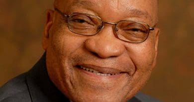 South Africa's Jacob Zuma. Official Photo.
