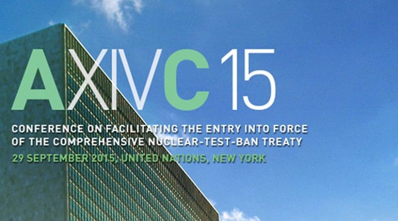 Comprehensive Nuclear Test-Ban Treaty (CTBT) UN Meeting.