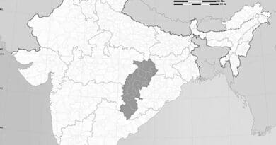 Location of Chhattisgarh in India. Source: WIkipedia Commons.