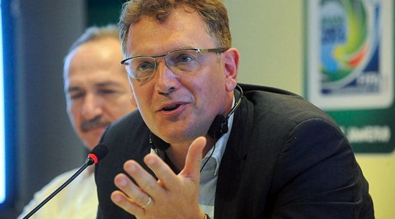 Jérôme Valcke. Photo Credit: Tanya Rego / Agência Brasil, Wikipedia Commons.