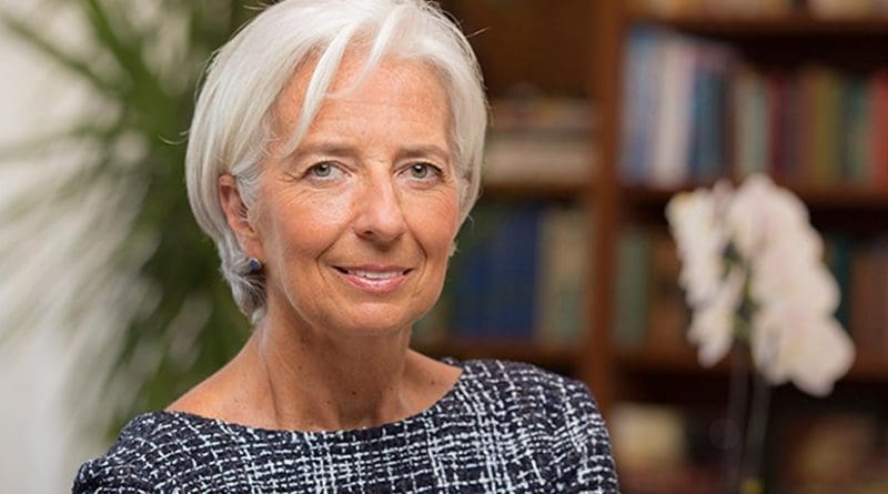 IMF's Christine Lagarde. Photo Credit: IMF