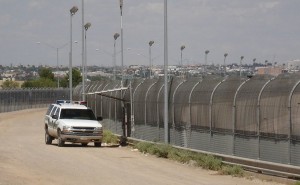 The U.S. border fence near El Paso, Texas. Photo Credit: Office of Representative Phil Gingrey, Wikipedia Commons.