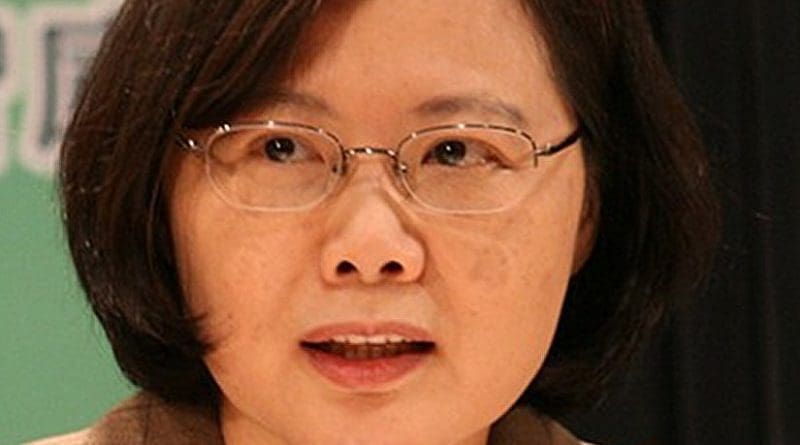 Taiwan's Tsai Ing-wen. Photo by David Reid, Wikipedia Commons.