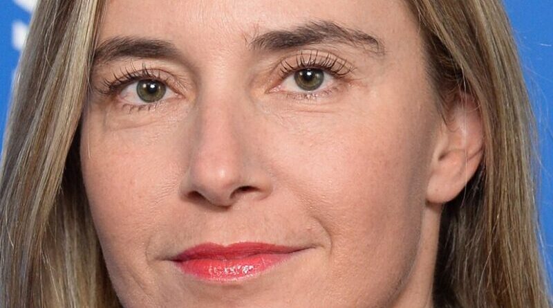 EU's Federica Mogherini. Photo Credit: Union Europea En Perù, Wikipedia Commons.