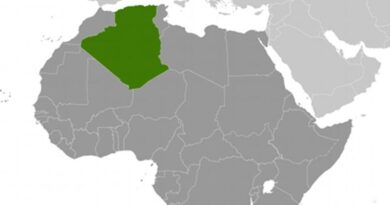 Location of Algeria. Source: CIA World Factbook.