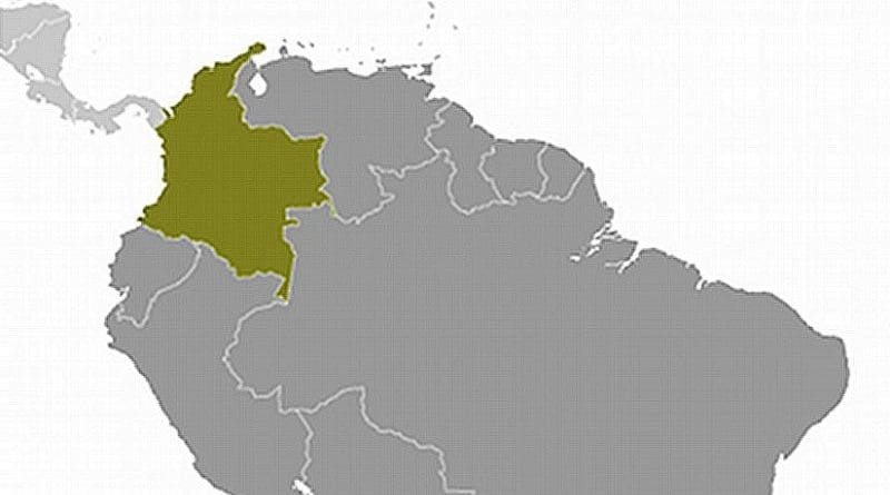 Location of Colombia. Source: CIA World Factbook.
