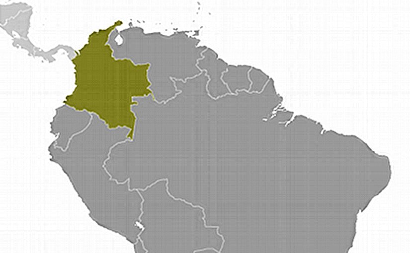 Location of Colombia. Source: CIA World Factbook.