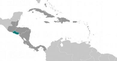 Location of El Salvador. Source: CIA World Factbook.