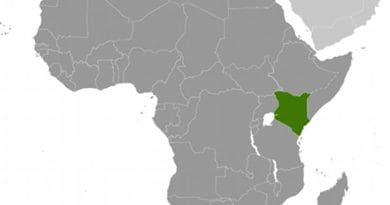 Location of Kenya. Source: CIA World Factbook.