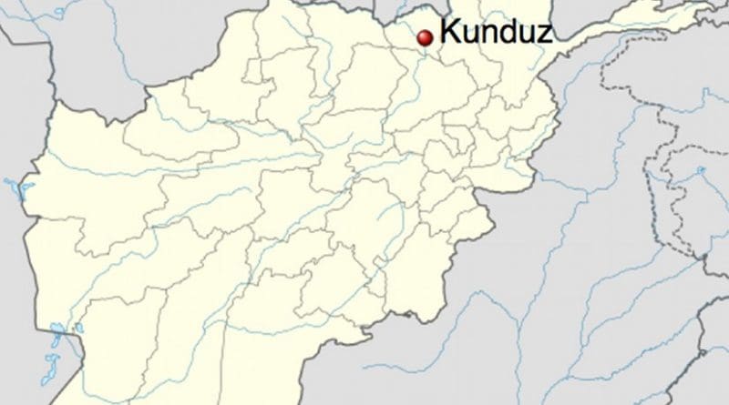 Location of Kunduz in Afghanistan. Source: Wikipedia Commons.