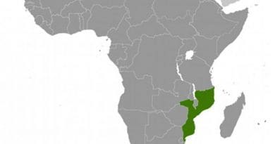 Location of Mozambique. Source: CIA World Factbook.