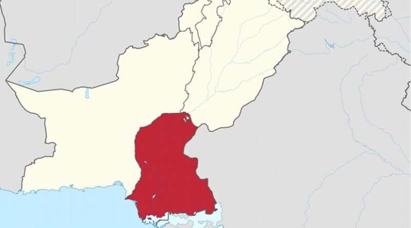 Location of Sindh in Pakistan. Source: Wikipedia Commons.