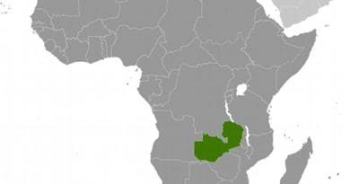 Location of Zambia. Source: CIA World Factbook.