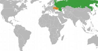 Locations of Russia and Ukraine. Source: Wikipedia Commons.