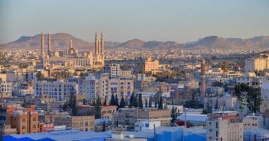 Sanaa, Yemen. Photo by AnasALhajj.Photography, Wikipedia Commons.