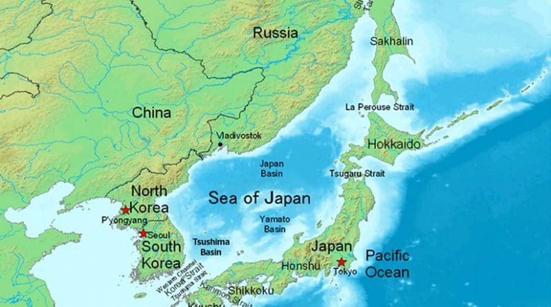 Sea of Japan. Source: Wikipedia Commons.