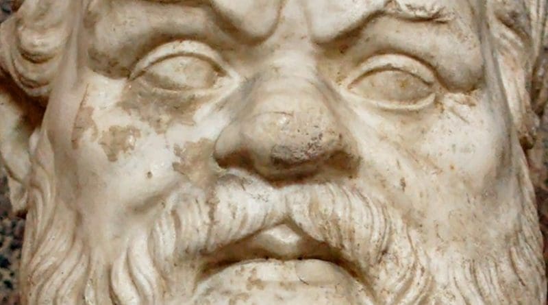 Bust of Socrates in Vatican. Photo by Jastrow, Wikipedia Commons.