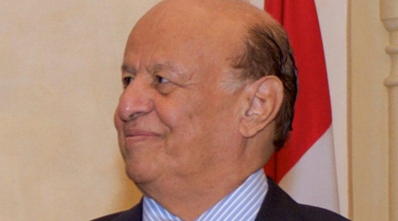 Yemen's Abdorabbo Mansour Hadi. Photo by Whidou, Wikipedia Commons.