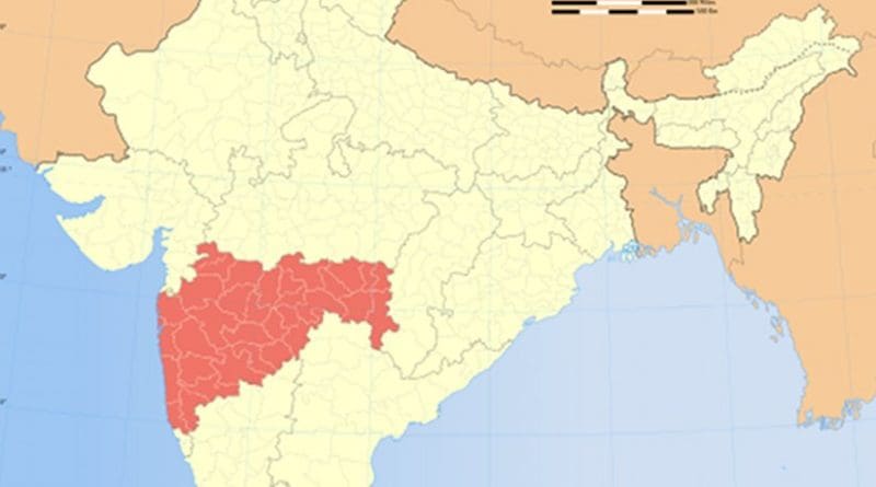 Location of Maharashtra in India. Source: Wikipedia Commons.