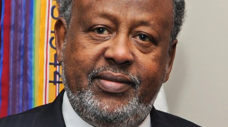 Djibouti's Ismaïl Omar Guelleh. Photo by Robert D. Ward, US Government, Wikipedia Commons.