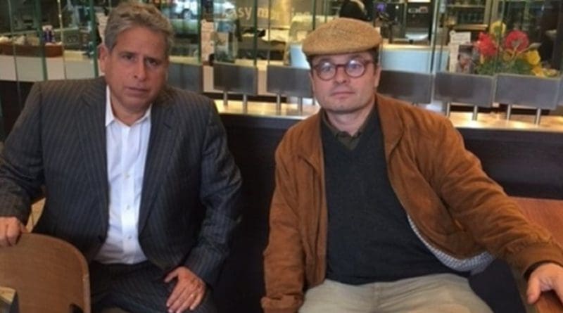Robert Amsterdam (left) with Stephan Templ (right). Photo Credit: Robert Amsterdam.