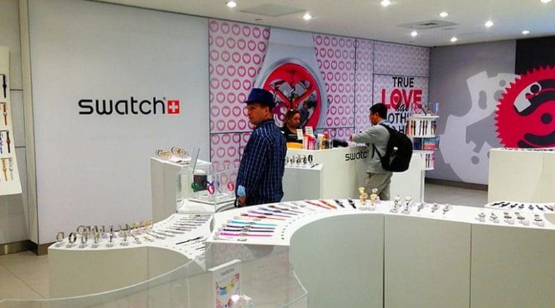 A Swatch store. Photo by WestportWiki, Wikipedia Commons.