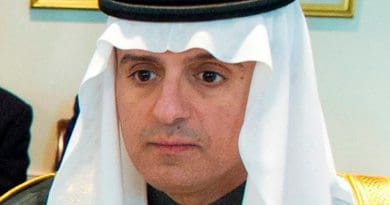 Saudi Arabia's Foreign Minister Adel Al-Jubeir. Photo by Erin A. Kirk-Cuomo, US DoD, Wikipedia Commons.
