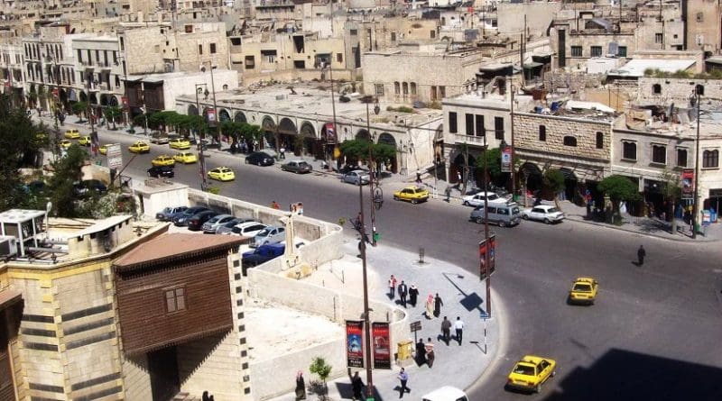 The old Christian quarter of Jdeydeh, Aleppo. Photo by Kevorkmail, Wikipedia Commons.