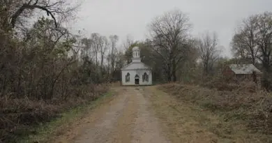 A country church in rural Mississippi.