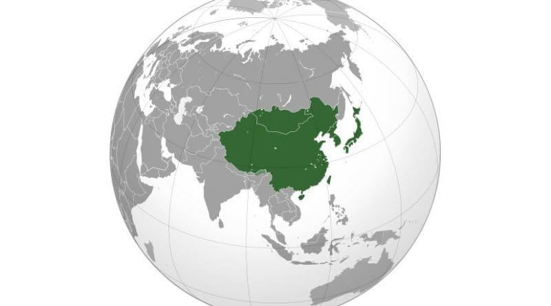 East Asia. Source: WIkipedia Commons.