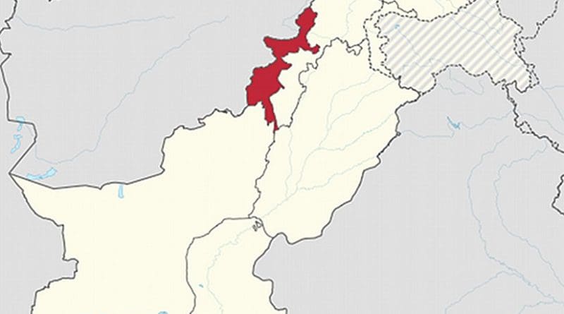 Location of the Federally Administered Tribal Areas (FATA) in Pakistan. Source: WIkipedia Commons.