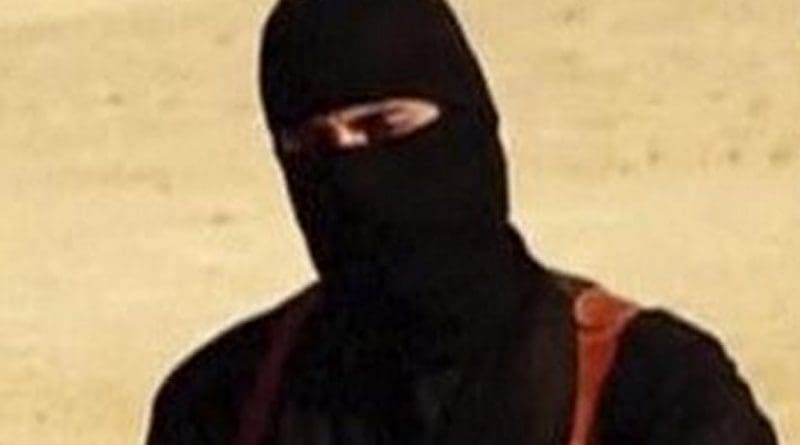 A close-up of the Jihadi dubbed “John”. Source: Islamic State video.