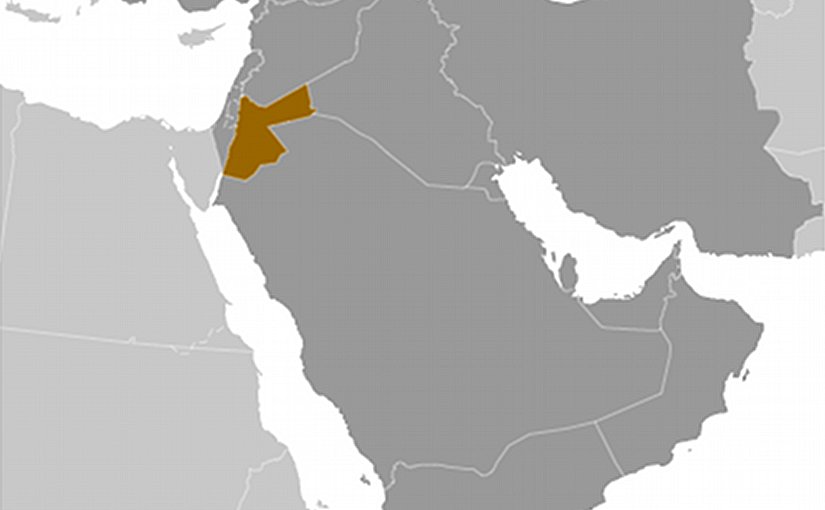 Location of Jordan. Source: CIA World Factbook.