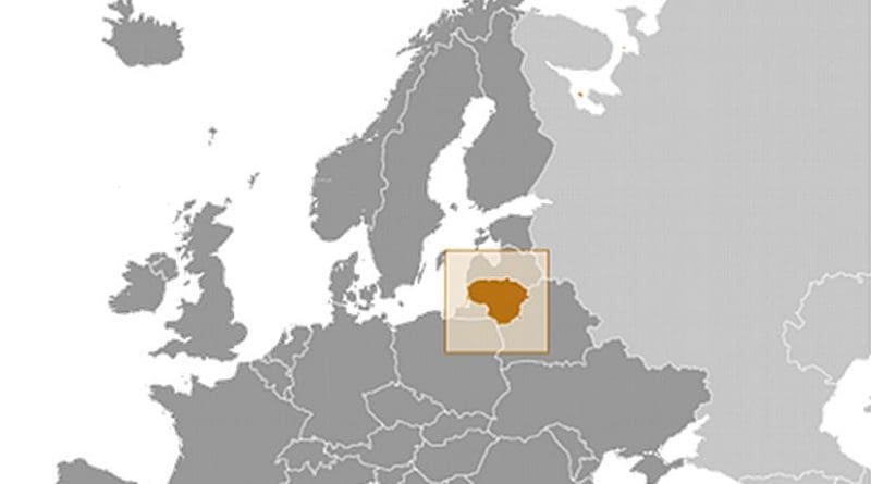 Location of Lithuania. Source: CIA World Factbook.