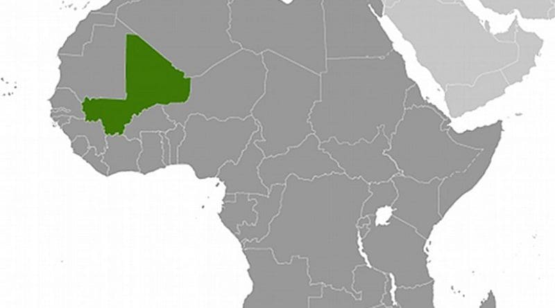 Location of Mali. Source: CIA World Factbook.