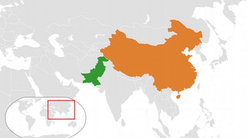 Locations of China and Pakistan. Source: Wikipedia Commons.