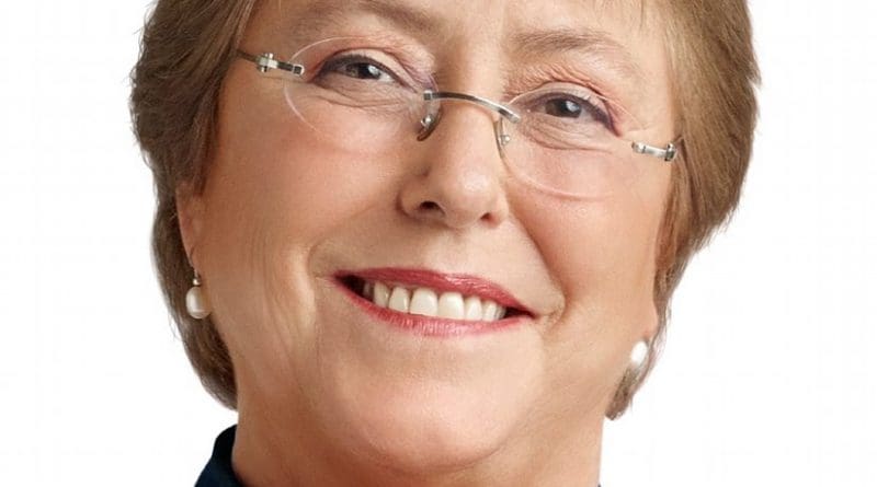 Chile's Michelle Bachelet. Photo Credit: Comando Michelle Bachelet, Wikipedia Commons.