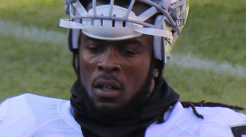 Ray-Ray Armstrong, a player on the National Football League. Photo by Jeffrey Beall, Wikipedia Commons.