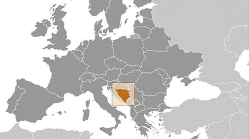 Bosnia and Herzegovina. Source: CIA World Factbook.