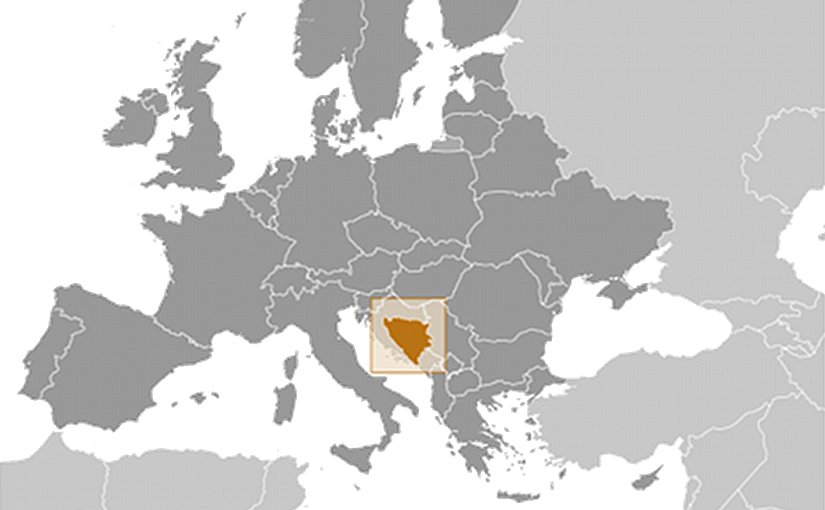 Bosnia and Herzegovina. Source: CIA World Factbook.