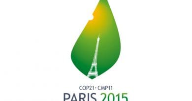 Logo of COP21 Paris Climate Change Conference.