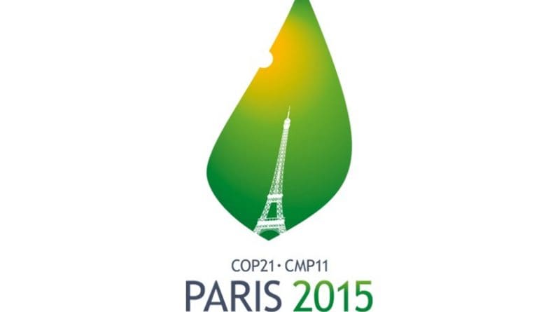 Logo of COP21 Paris Climate Change Conference.