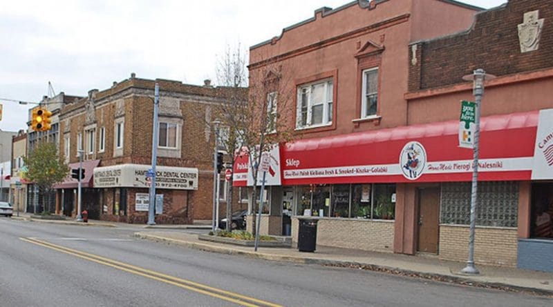 Hamtramck, Michigan. Photo by Andrew Jameson, Wikipedia Commons.