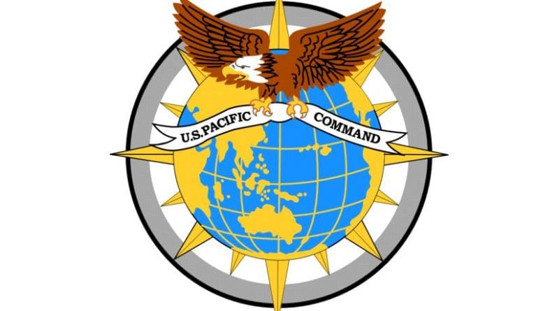 The official seal of the United States Pacific Command (PACOM).