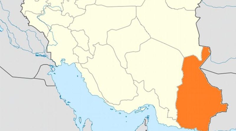Location of Sistan and Baluchestan within Iran. Source: Wikipedia Commons.