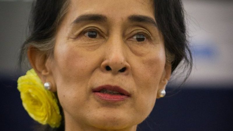 Burma's Aung San Suu Kyi. Photo by Claude TRUONG-NGOC, Wikipedia Commons.