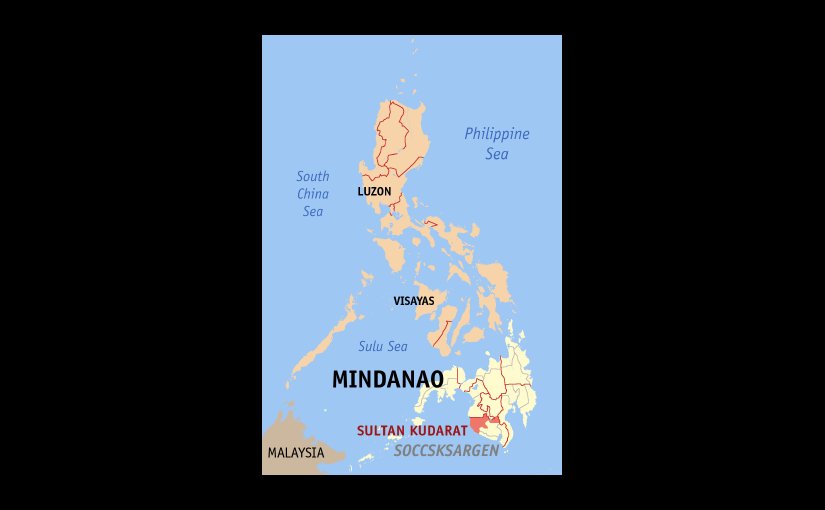 Map of the Philippines with Sultan Kudarat, Mindanao, highlighted. Source: Wikipedia Commons.