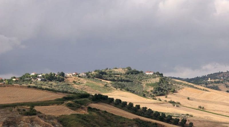 Italian countryside.